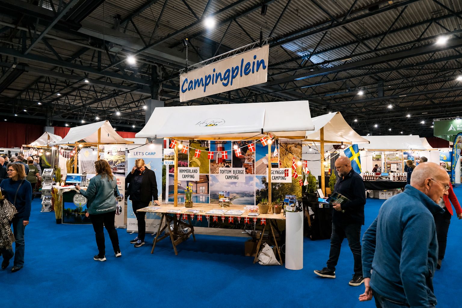 Campingplein kraam